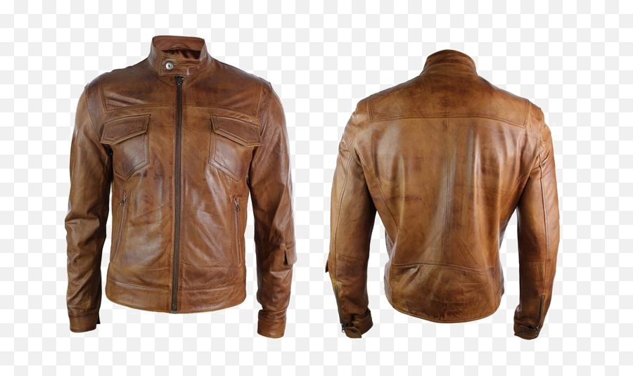 Download Leather Brown Jacket Hq Png Image - Brown Leather Jackets Png,Icon Leather Vests