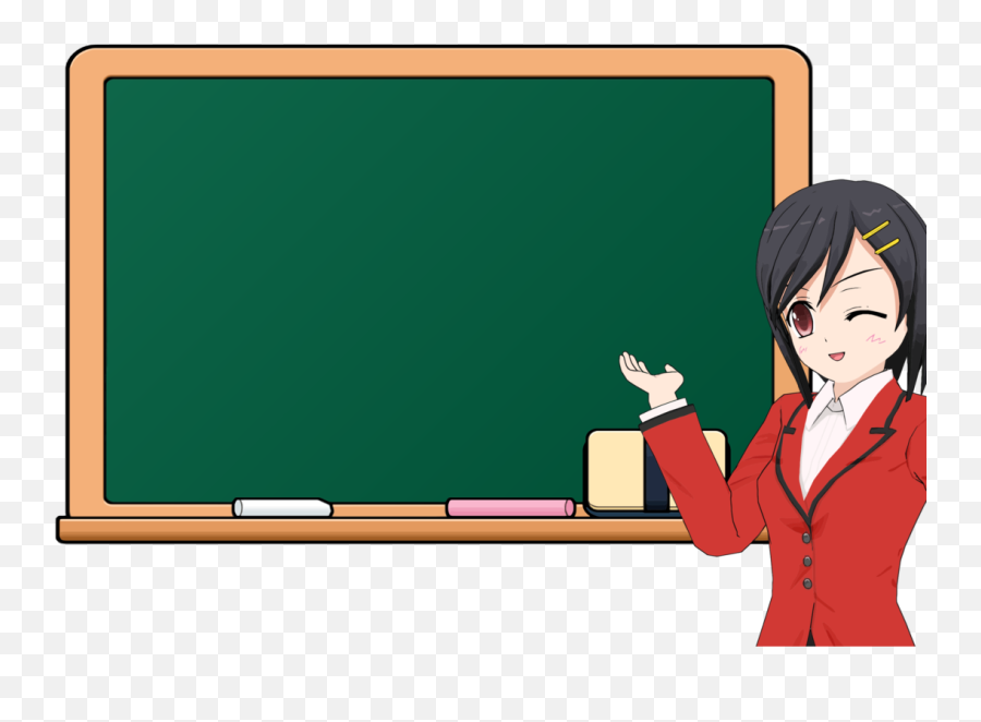 Blackboard Drawing Anime Transparent U0026 Png Clipart Free - Blackboard With Teacher Clipart,Ken Kaneki Transparent