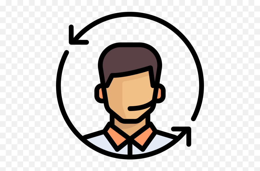 Man Support Free Icon - Iconiconscom Png,Customer Care Icon Vector