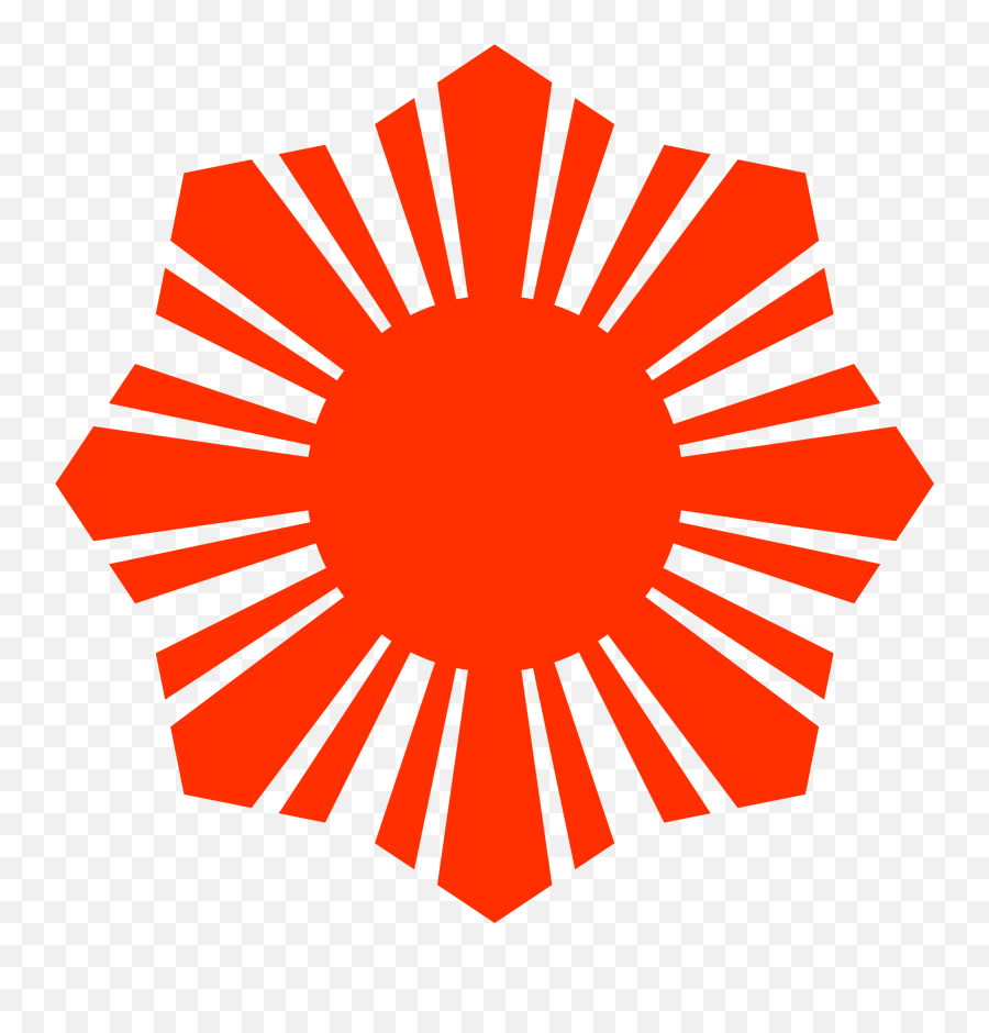 Red Sun Png Picture - Stars Of The Philippine Flag,Red Sun Png