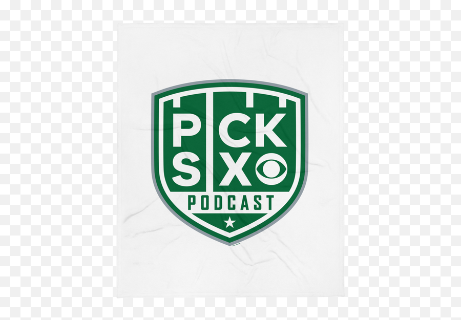 Pick Six Podcast Logo Throw Blanket - Black Et Decker Png,Podcast Icon