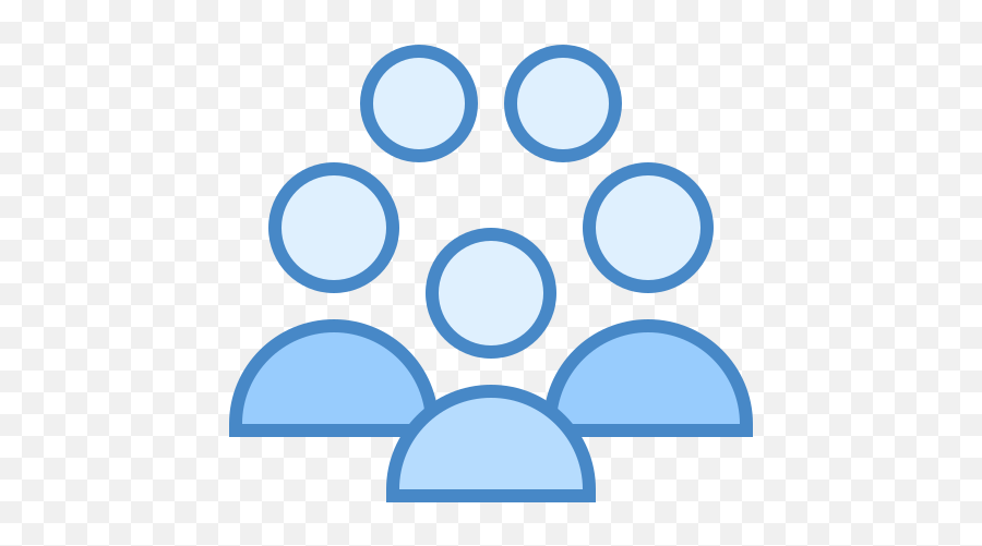 User Groups Icon In Blue Ui Style - Puntos De Encuentro Png,Tenure Icon