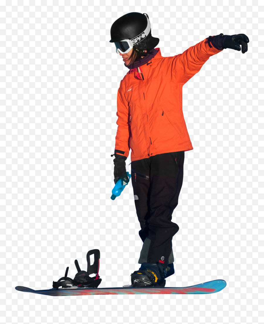 Snowboard In Oslo Winter Park Png Image - People Snowboarding Png,Snowboarder Png