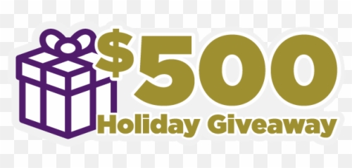 500 Holiday Giveaway Advia Credit Union Png