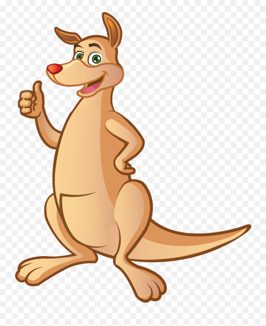 Cartoon Kangaroo Png 2 Image - Cartoon Kangaroo Transparent Background,Kangaroo Transparent Background