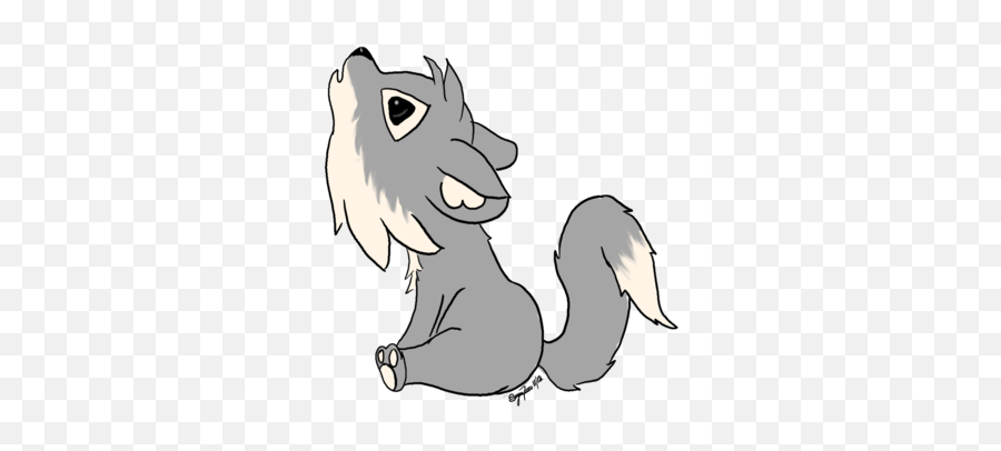 Cute Werewolf Drawings Png U0026 Free Drawingspng - Wolf Cute Drawing Transparent,Howling Wolf Png
