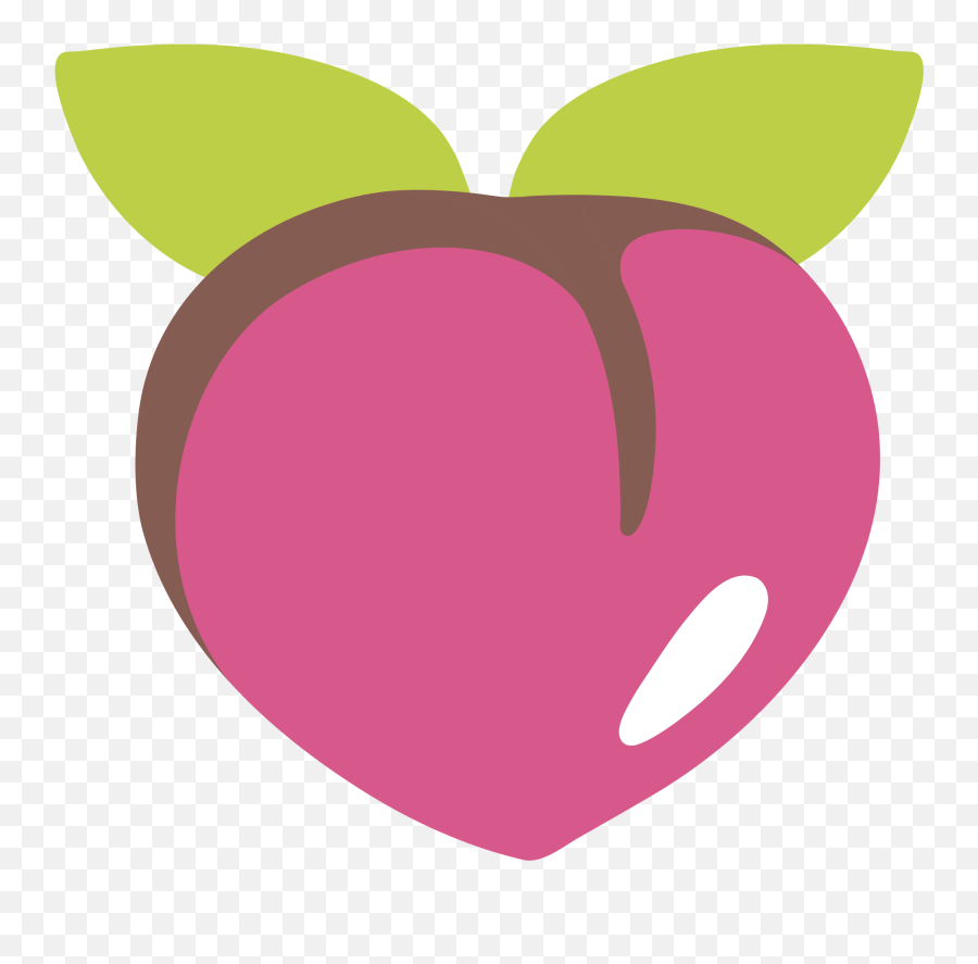 Emoji Peach Png - Emoji Peach Fruit Pink,Peach Emoji Png