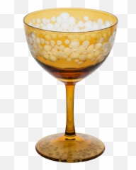 Cristobelle Champagne Saucers - Wine Glass png
