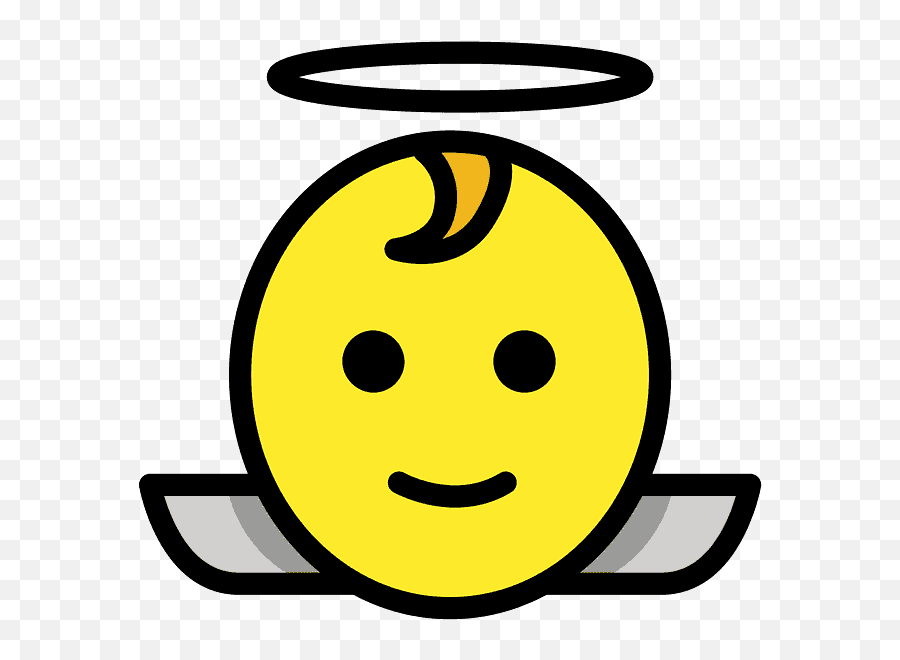Baby Angel - Emoji Meanings U2013 Typographyguru Emoji Png,Angel Emoji Png