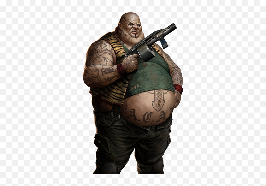 Kingpincharacterpng 350570 Cyberpunk Character - Cyberpunk Fat Character,Cyberpunk Png