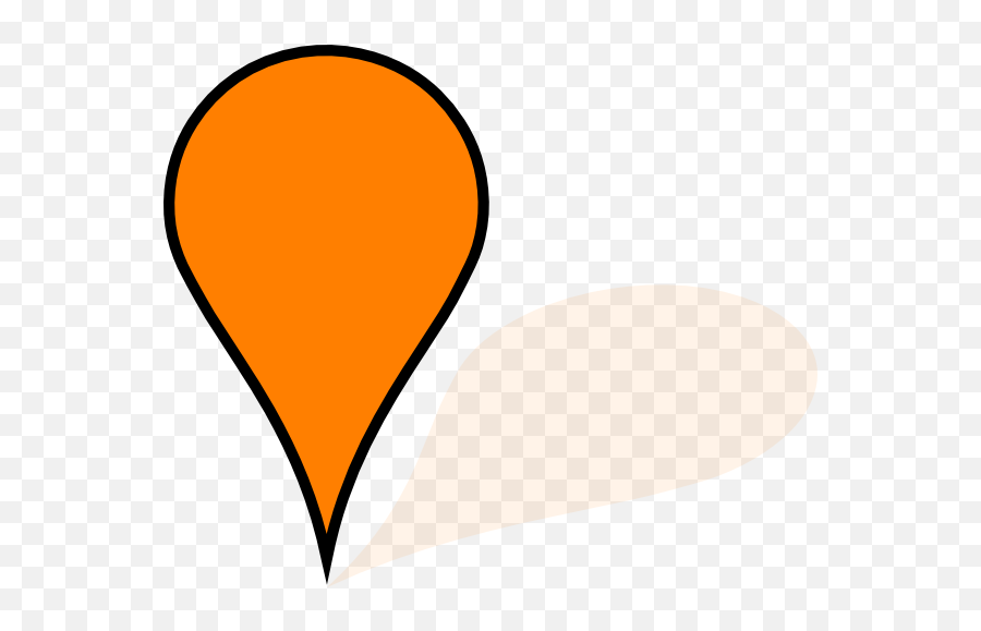 Google Maps Pin Png Transparent - Google Map Pin Orange,Google Map Pin Png