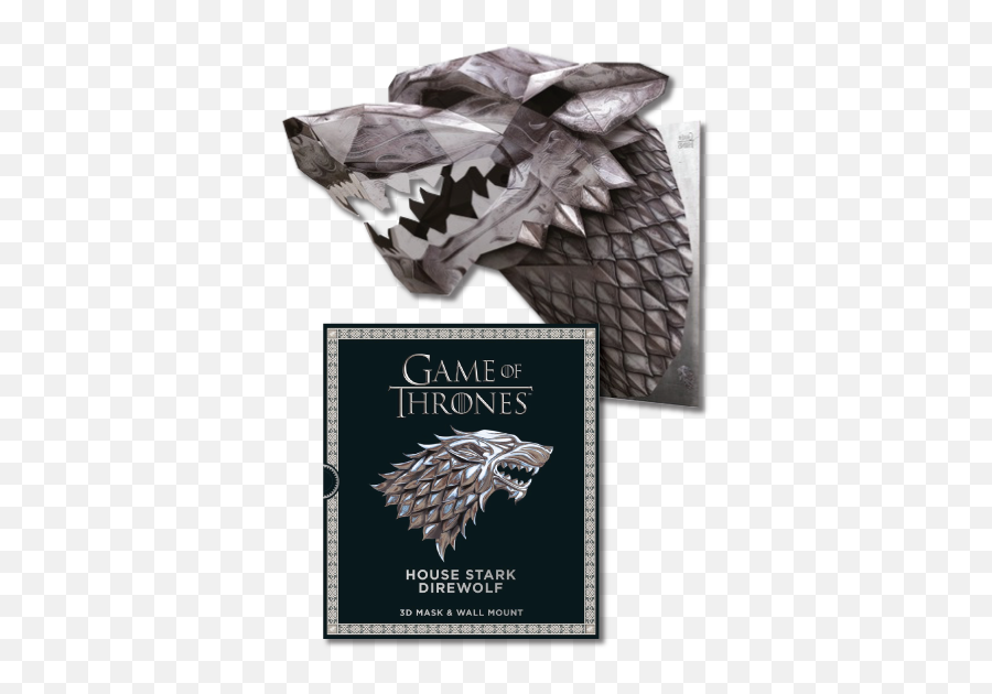 Game Of Thrones Mask House Stark Direwolf - Wintercroft Game Of Thrones Png,Stark Sigil Png