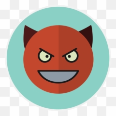 Creative - Flat Devil Icon Png,Devil Tail Png