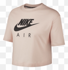 Nike Air Sportswear Womens Short Sleeve Top - Nike From T Shirt Femme Nike Png,Nike Logo Jpg