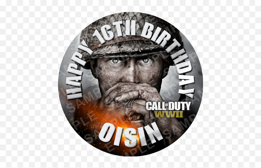Call Of Duty Ww2 - Call Of Duty Ww2 Cake Topper Png,Call Of Duty Ww2 Png
