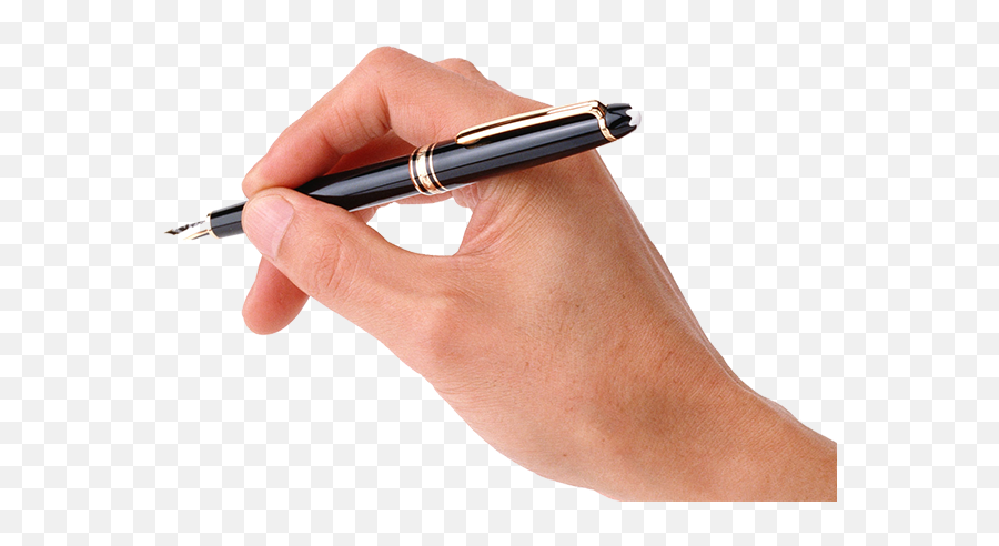 Download Hd Hand Writing With Pen Png - Pen Writing Hand Png,Hand Writing Png