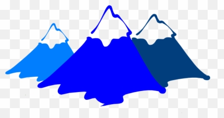 Applique Silhouettes - Ski Mountain Clip Art png