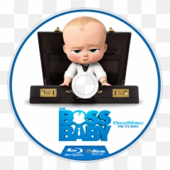 The Boss Baby Bluray Disc Image - Cake Topper png