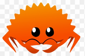 Rustaceannet Home Of Ferris The Crab - Rust Programming Language Logo Png,Crabs Png