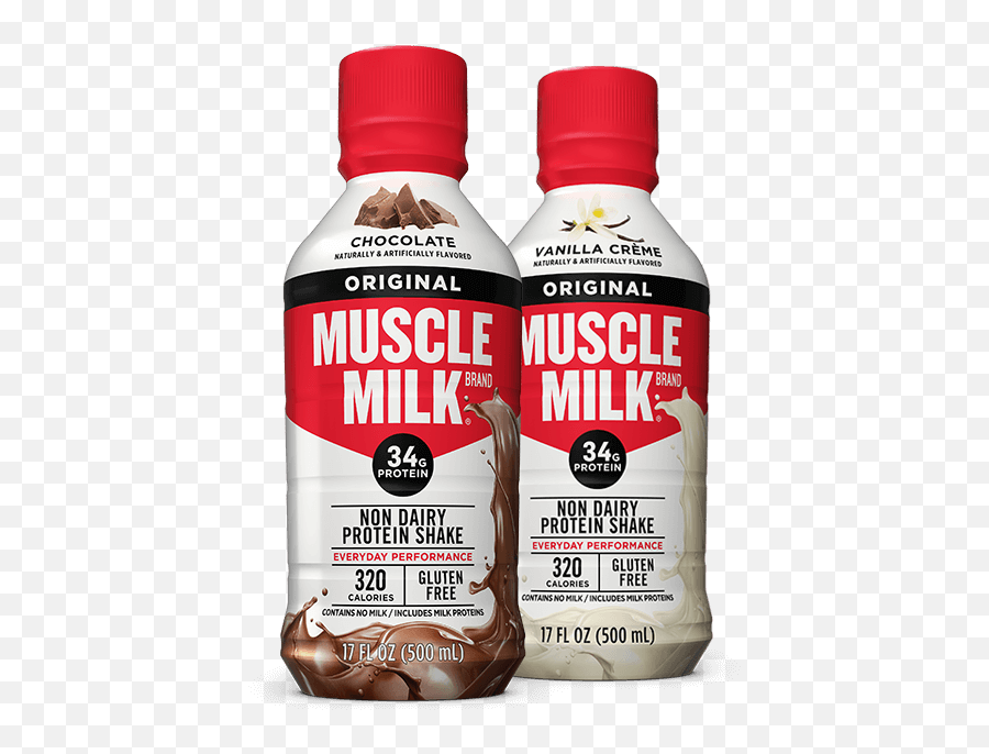 Muscle Millk Original Rtd Cover - Muscle Milk Protein Shake Png,Milk Transparent Background