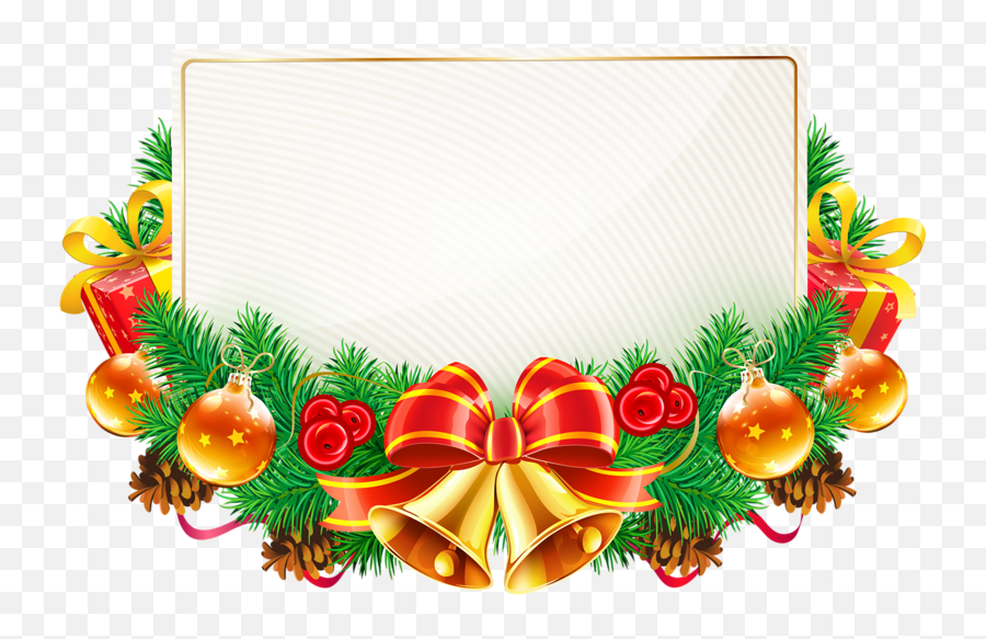 Christmas Clip Art - Wreath Borders Png Download 800600 Transparent Christmas Border Design,Holiday Frame Png