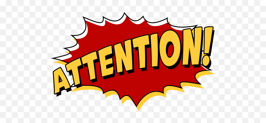 Collection Of Attention Clipart Png - Important Note,Attention Png