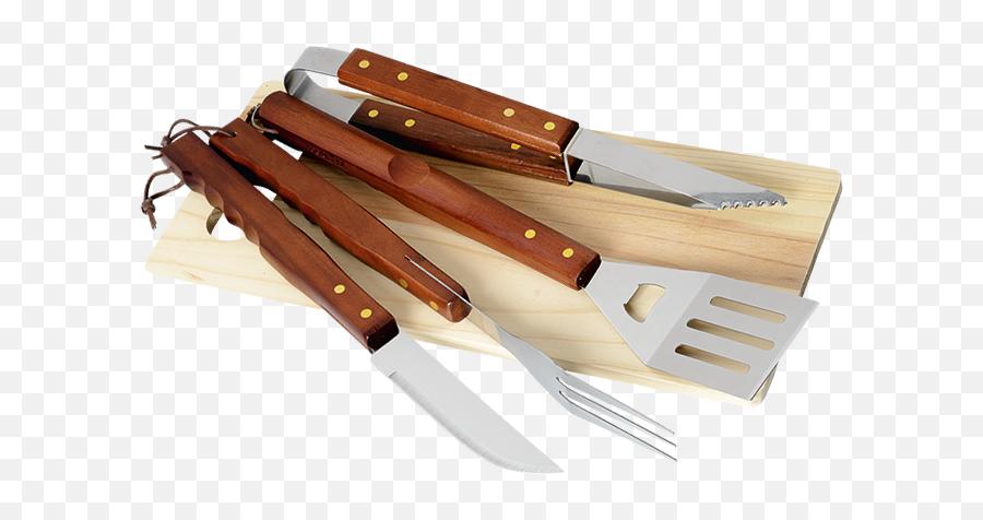 4 Piece Braai And Cutting Board - Blade Png,Piece Of Wood Png