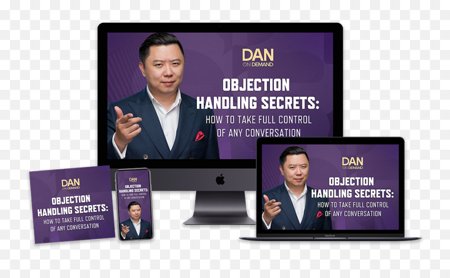 Objection Handling Secrets Video Training - Dan Lok Course Png,Objection Png