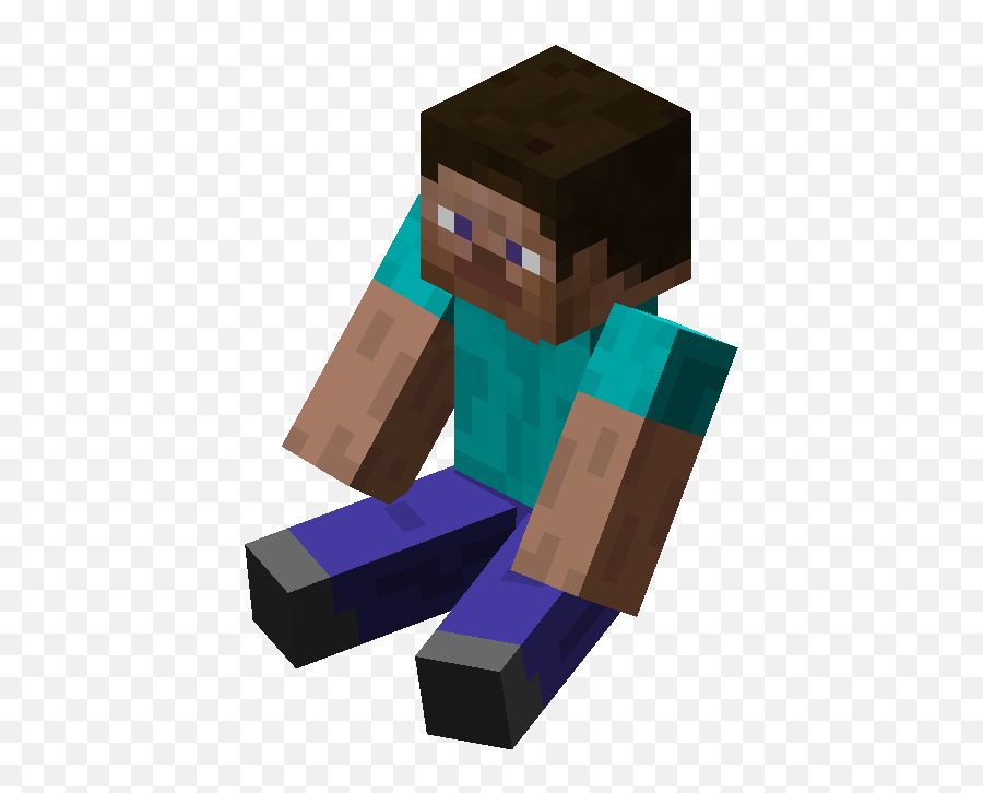 Sitting Steve - Minecraft Steve Png,Minecraft Steve Png