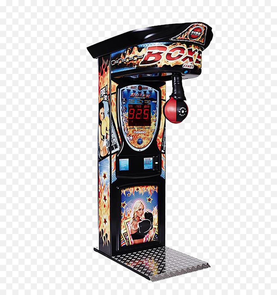 Boxer Fire Boxing Machine Arcade Game - Boxing Game Machine Png,Arcade Machine Png