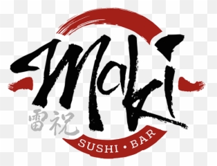 Maki Sushi Bar Logo - Sushi Bar Logo Png,Sushi Logo