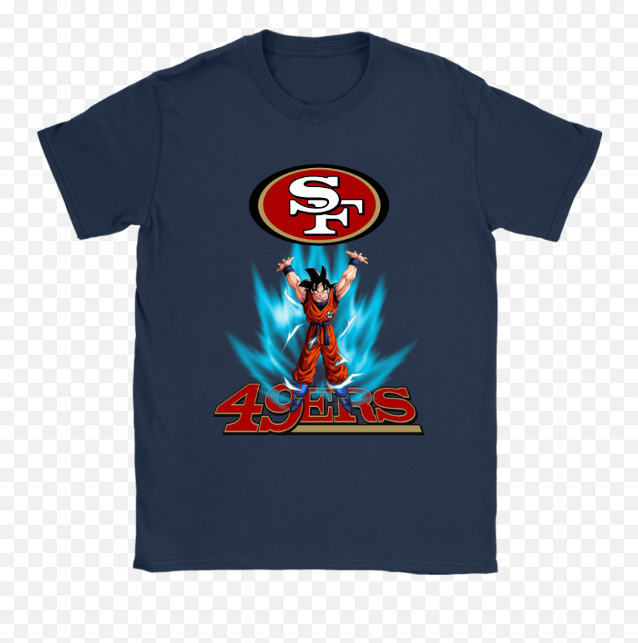 Son Goku Shares Your Energy San Francisco 49ers Shirts - Harry Potter Vs Star Wars Shirt Png,Goku Logo