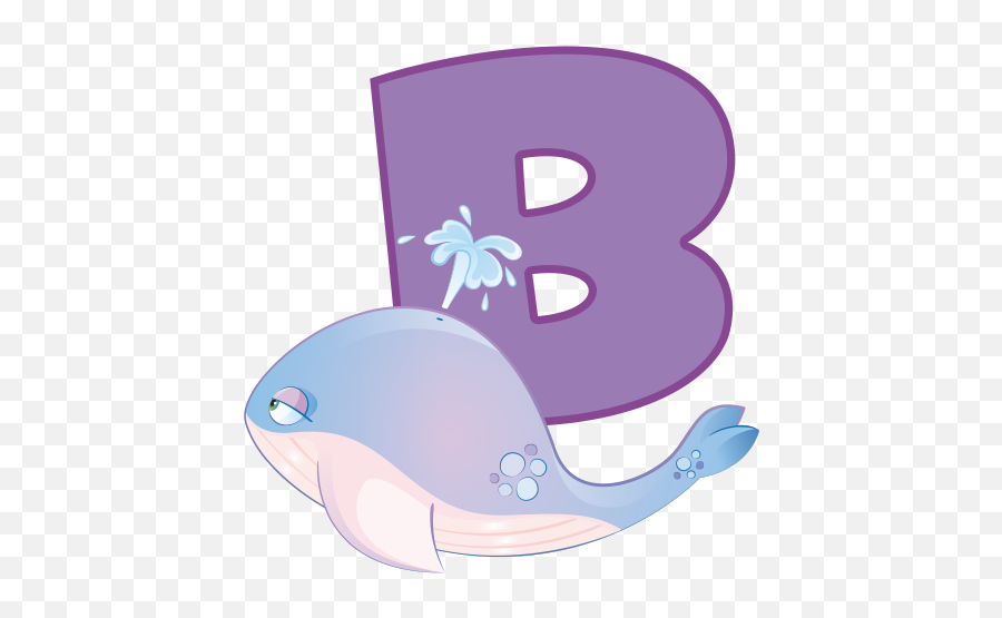 Download B Wall Adhesive Letters For Kids Rooms - Cartoon B Letter Kids Png,Barry B Benson Png