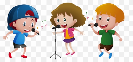 Dance Singing Clip Art - Vector Singing Children Png Singing Children Clip Art,Children Png