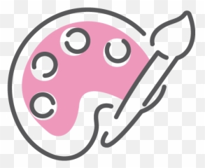 Arts And Crafts - Clipart Pink png