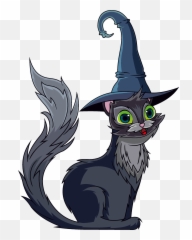 Black Cat Clipart Free Download Transparent Png Creazilla - Fictional Character,Black Cat Clipart Png