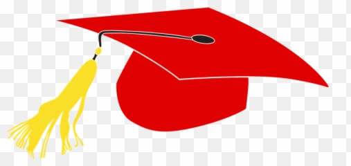 Download Hd Red Graduation Cap Clipart - png