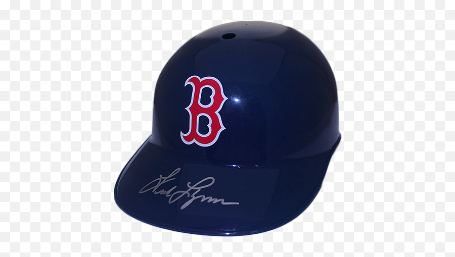 Fred Lynn Boston Red Sox Autographed Replica Full Size Baseball Batting Helmet Jsa Coa - Boston Red Sox Png,Boston Red Sox Logo Png
