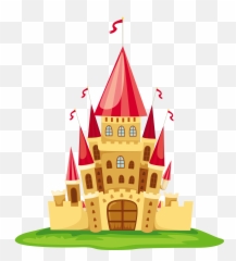 Castle - Transparent Background Clipart Png Download Golden In Caroon
