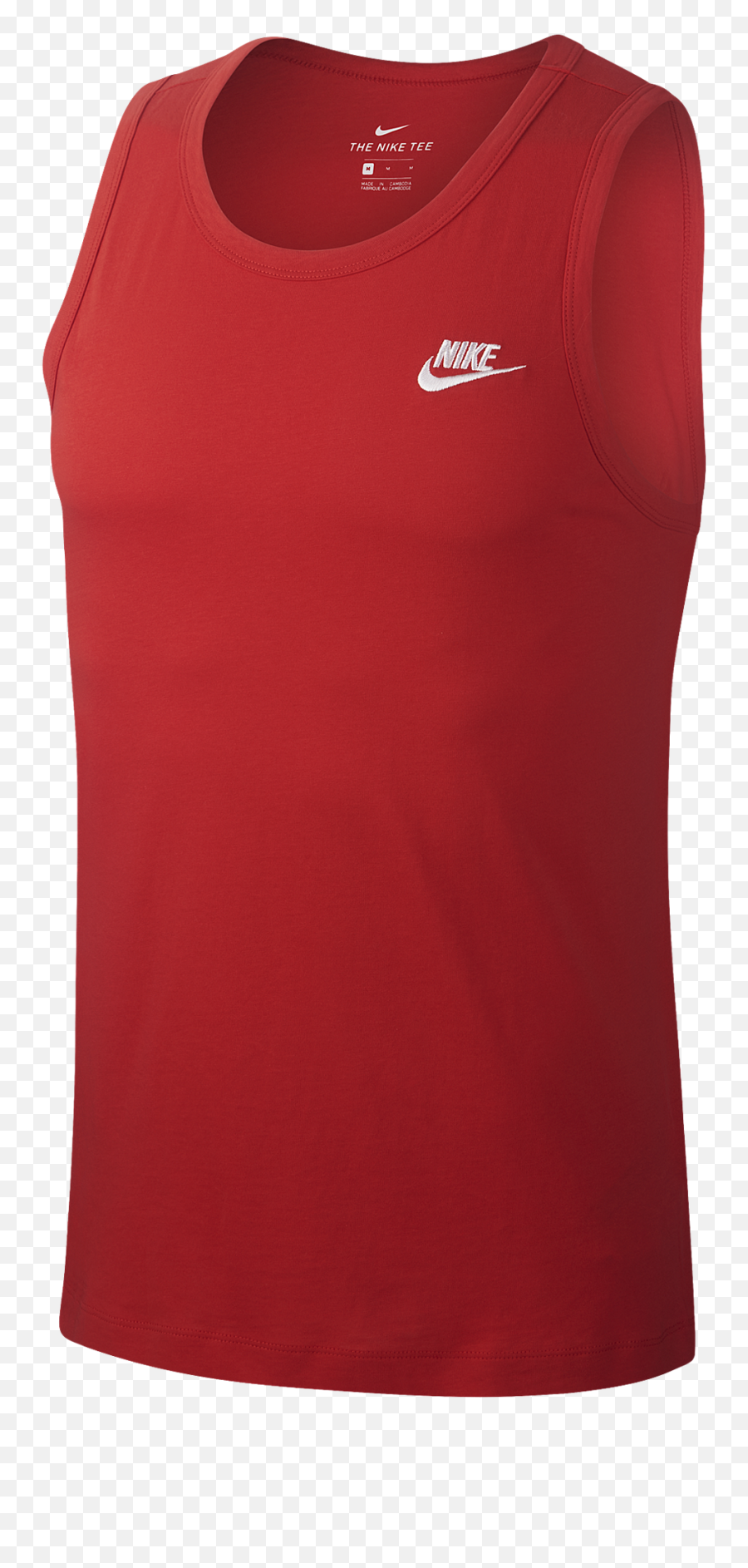 Embroidered Futura Tank Top In University Redblack Sleeveless Png Nike Tee - futura Icon