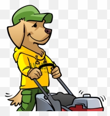 Harrisonburg Mowing Service Elkton Va Lawn Care Weyers - Dog Cutting Grass Cartoon png