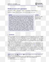Cruise Ports Research Papers - Academiaedu Document png