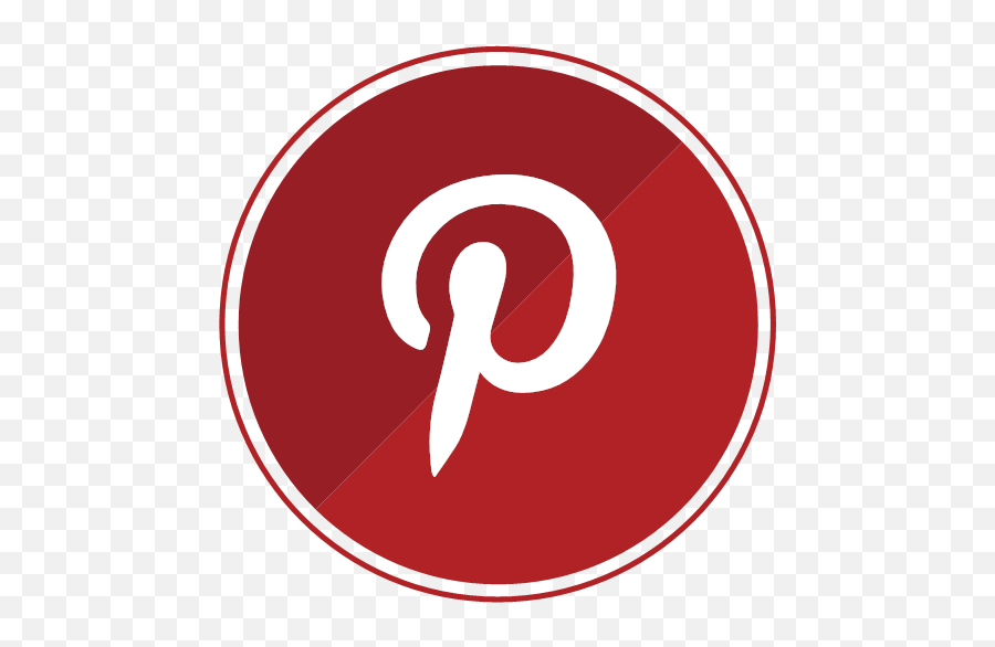 Interest Pin Pinit Pinterest Icon Png Red