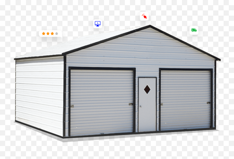 Garage Buildings - Carports Garages Barns Workshops And Solid Png,Garage Sale Icon