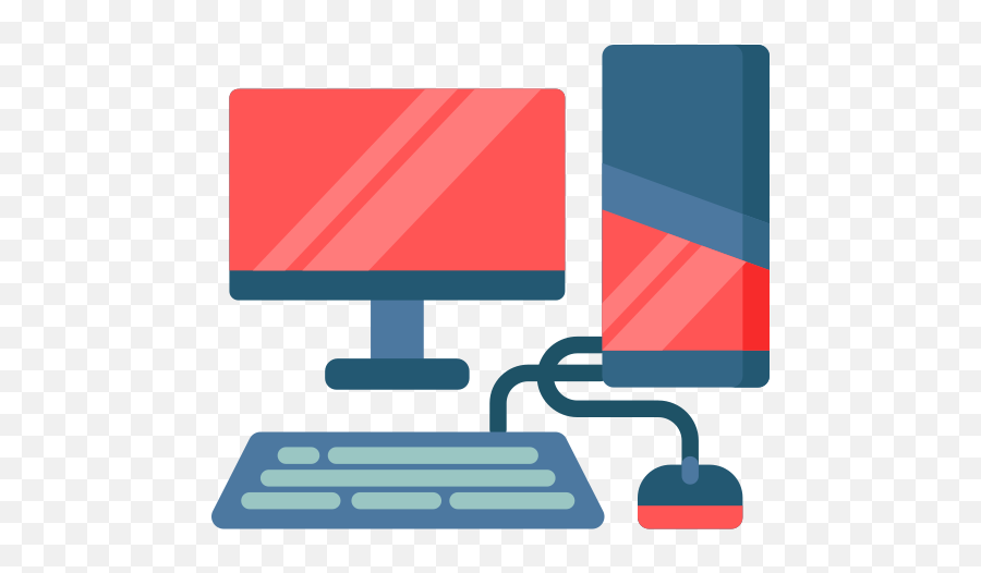 Computer - Free Computer Icons Horizontal Png,Red Computer Icon