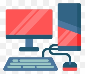 Computer - Free Computer Icons Horizontal Png,Red Computer Icon