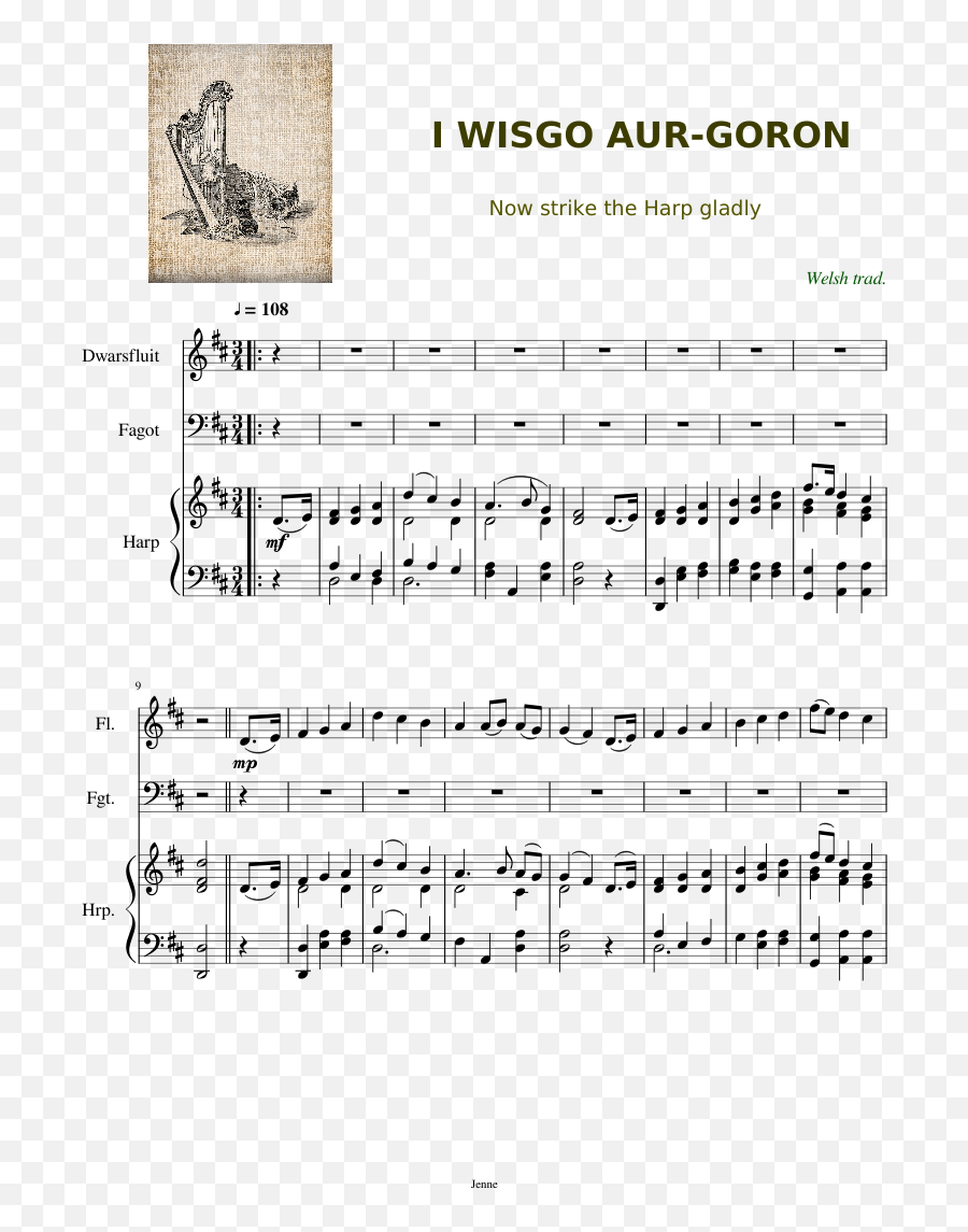 Goron Png - I Wisgo Aurgoron Sheet Music Composed By Welsh Sampai Jadi Debu Piano Sheet,Ed Sheeran Png