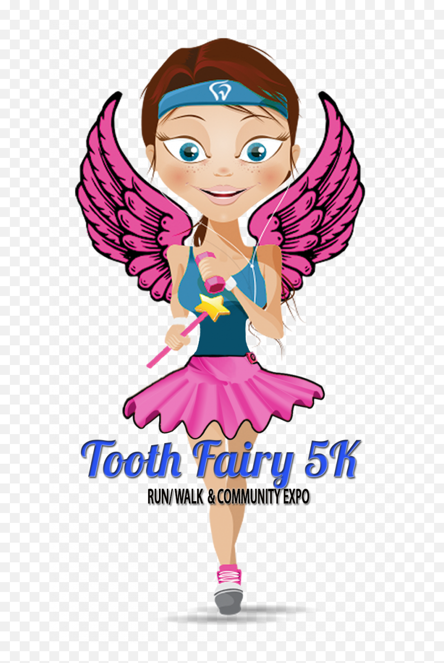 2016 U2014 Tooth Fairy 5k Runwalk Race Roster Registration - Angel Wings Picsart Png,Tooth Fairy Png