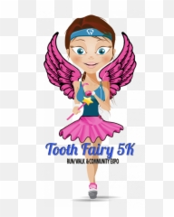 2016 U2014 Tooth Fairy 5k Runwalk Race Roster Registration - Angel Wings Picsart Png,Tooth Fairy Png