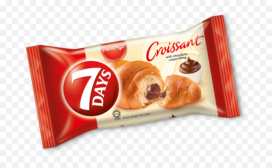 No1 Croissantu003cbru003ein - 7 Days Croissant Malaysia Full Size 7 Days Chocolate Croissant Png,Croissant Transparent Background